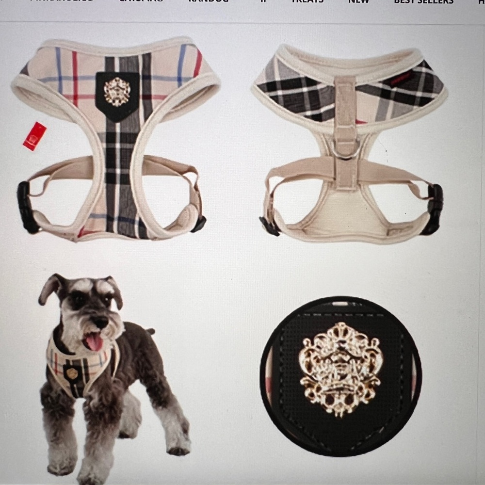 Puppia beige junior harnesss NWT - Picture 6 of 8